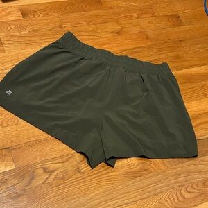 Athleta Dark Green Women's Athletic Shorts
